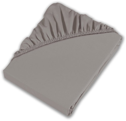JIMI Textil Sheet JE26-1n, 120 × 200, beige grey - Bedsheet - Main image