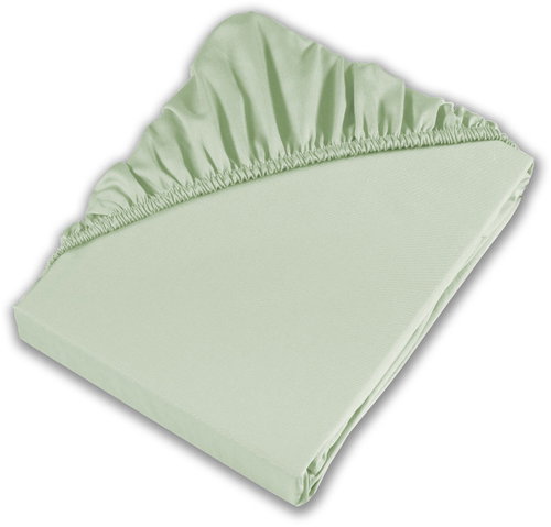 JIMI Textil Sheet JE21-1n, 120 × 200, pastel green - Bedsheet - Main image