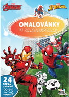 Jiri Models colouring book A4 with stickers Marvel - Colouring Book