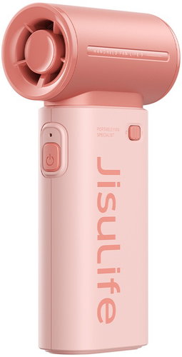 JisuLife Handheld Fan 9 Pink - Fan - Main image