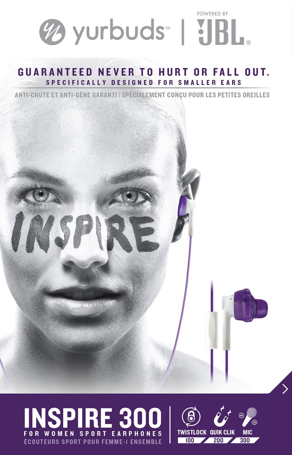 Yurbuds inspire 300 online for women