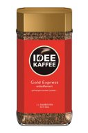 IDEE KAFFEE Gold Express koffeinmentes instant kávé, üveges, 200g - Kávé
