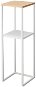 YAMAZAKI Květinový stolek Tower 5983, bílý - Odkládací stolek