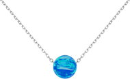 JAN KOS JEWELLERY MHT-2064/SL42-46 chain with pendant (Ag 925/1000, 1,58 g) - Necklace