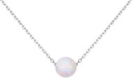 JAN KOS JEWELLERY MHT-2068/SL42-46 chain with pendant (Ag 925/1000, 1,43 g) - Necklace