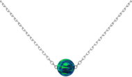 JAN KOS JEWELLERY MHT-2077/SL42-46 chain with pendant (Ag 925/1000, 1,37 g) - Necklace