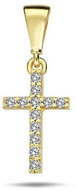 DIANTE Gold pendant cross 59642376 (Au 585/1000, 0,56 g) - Charm