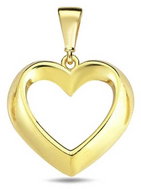 DIANTE Gold heart pendant 59642378 (Au 585/1000, 1,13 g) - Charm