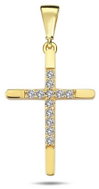 DIANTE Gold pendant cross 59642385 (Au 585/1000, 1,11 g) - Charm
