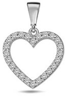 DIANTE Gold heart pendant 59642421 (Au 585/1000, 1,03 g) - Charm