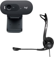 Logitech HD Webcam C505 + Headset 960 USB - Webkamera