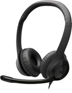 Logitech USB Headset H390 USB-C, Midnight black - Slúchadlá