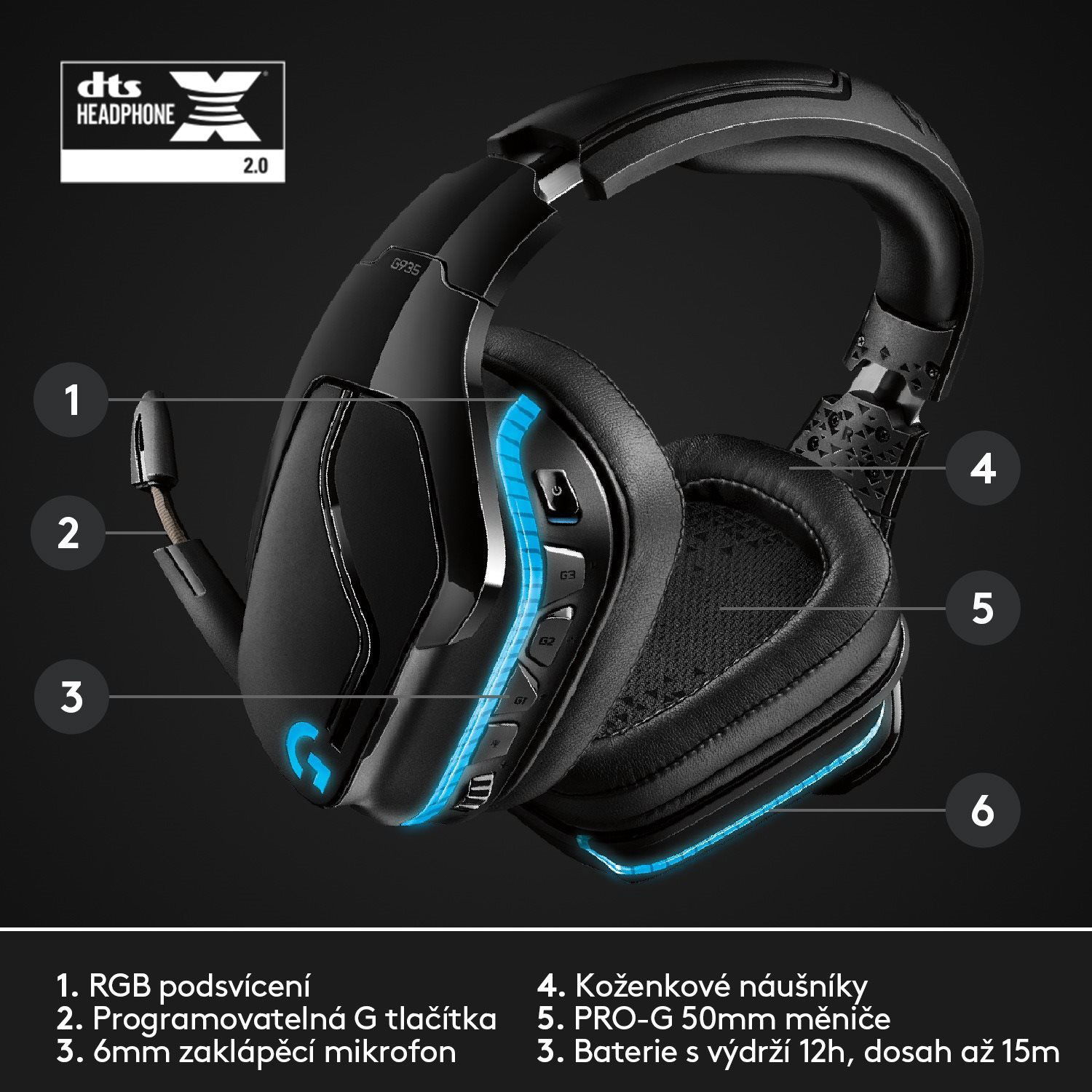 Logitech headset 7.1 online surround