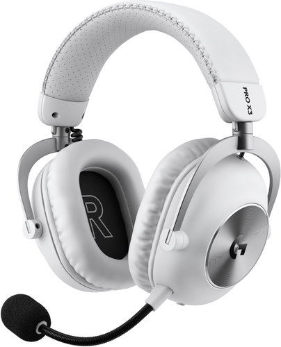 Logitech G PRO X 3 LIGHTSPEED, White Main image Logitech G PRO X 3 LIGHTSPEED, White - Gaming Headphones - Main image