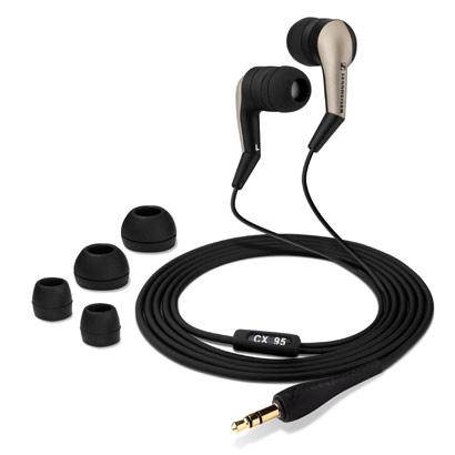 Sennheiser CX 95 stříbrné (silver) - miniaturní sluchátka do uší, 18-21000 Hz - Headphones - Main image