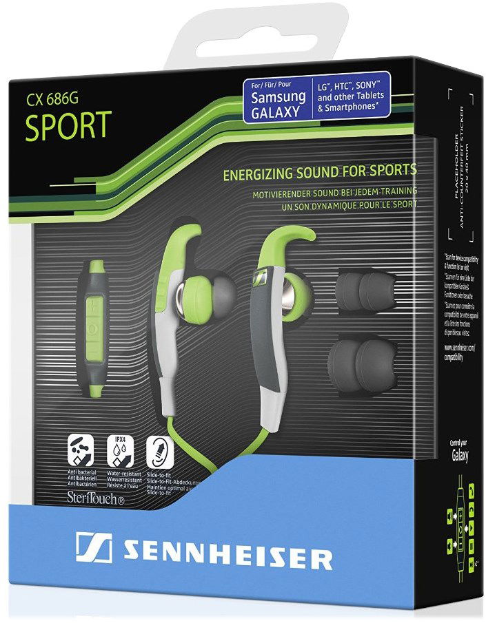 Sennheiser CX 686G Sports Green Headphones Alza.cz