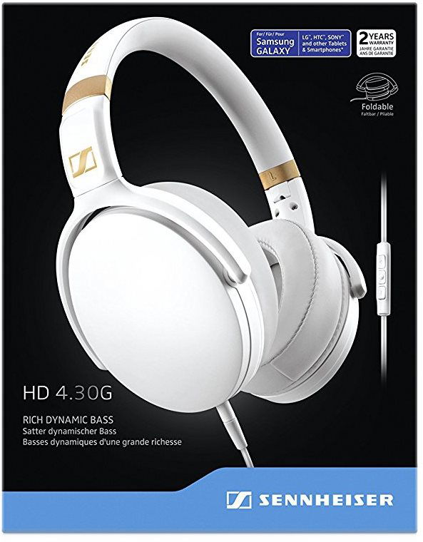 Sennheiser HD 4.30G White Headphones alza.sk