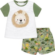MAYORAL boys set T-shirt, shorts lion white, green - 86 cm - Baby Clothing Set