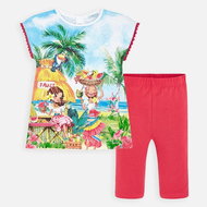 MAYORAL girls set T-shirt + leggings - girls with fruit - 110 cm - Clothes Set