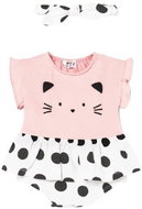 MAYORAL girls body with skirt and headband with polka dots, pink/white/black - 65 cm - Baby Clothing Set
