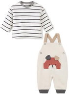MAYORAL boys' set of trousers with laclo and sweater for winter beige - 75 cm - Baby Clothing Set