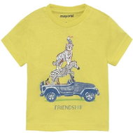 MAYORAL boys t-shirt KR safari, light green/lime - Baby T-shirt