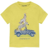MAYORAL boys t-shirt KR safari, light green/lime - 92 cm - Baby T-shirt