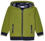 MAYORAL chlapecká mikina s kapucí na zip, zelená - 122 cm - Mikina