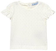 MAYORAL girls cream t-shirt KR with dots - 86 cm - Baby T-shirt