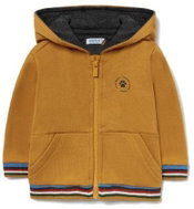 MAYORAL boys hoodie cat hood brown - Baby Sweatshirt
