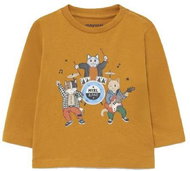 MAYORAL boys t-shirt DR cat band ochre - 92 cm - Baby T-shirt