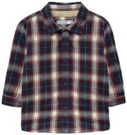 MAYORAL boys' plaid shirt blue - Baby Shirt