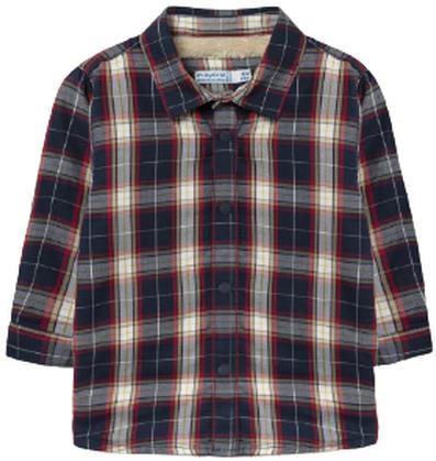 MAYORAL boys' plaid shirt blue - 92 cm - Baby Shirt - Main image