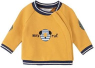 MAYORAL boy's hoodie with side fastening mustard - 70 cm - Baby Sweatshirt
