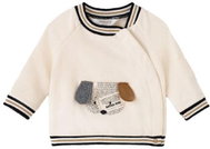 MAYORAL boys sweatshirt side fastening beige - Baby Sweatshirt