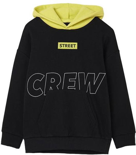 MAYORAL chlapecká mikina Street Crew černá - 152 cm - Mikina - Main image
