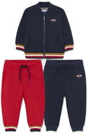 MAYORAL boys tracksuit 3pcs flags blue, red - 92 cm - Baby Tracksuit