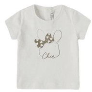 MAYORAL girls t-shirt KR bow Chic beige - 98 cm - Baby T-shirt