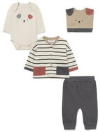 MAYORAL boy's infant set 4pcs doggy beige - 80 cm - Baby Clothing Set