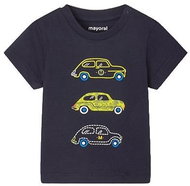 MAYORAL boys T-shirt KR cars dark blue - 80 cm - Baby T-shirt