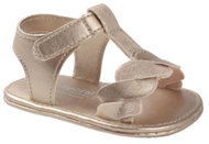 MAYORAL girls sandals, beige glossy - size 19 - Baby Booties