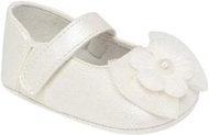 MAYORAL girls festive shoes with flower cream size 17 - Baby Booties