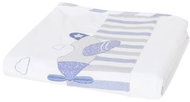 MAYORAL baby blanket with airplane, blue/white - Blanket
