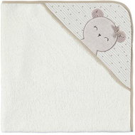 MAYORAL towel with hood mouse beige - Children's Bath Towel
