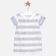 MAYORAL boys' body with collar stripes grey, white - Bodysuit for Babies