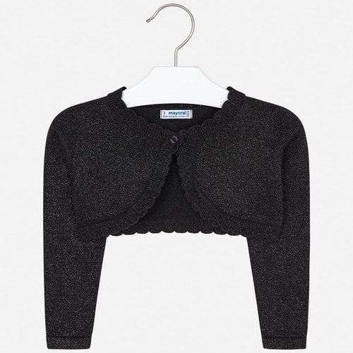 MAYORAL girls bolero glitter grey - Bolero - Main image
