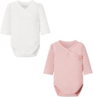 MAYORAL girls wrap body DR, set of 2 - pink, white - 86 cm - Bodysuit for Babies