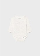 MAYORAL baby bodysuit DR wrap brown polka dot - Bodysuit for Babies