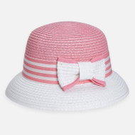 MAYORAL dívčí klobouk - světle růžový, bílý - 54 cm - Baby Hats