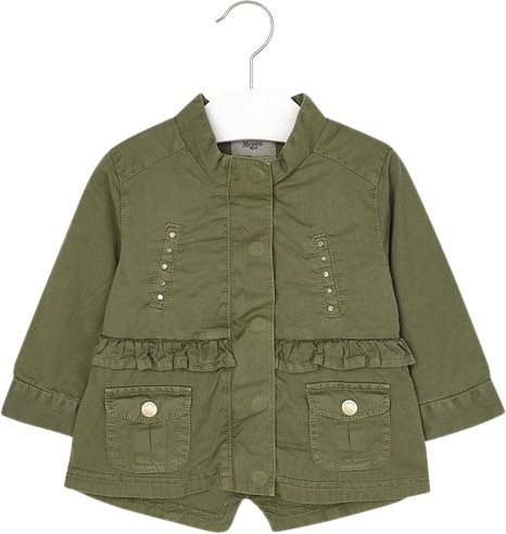 MAYORAL girls spring coat - green - 98 cm - Baby coat - Main image